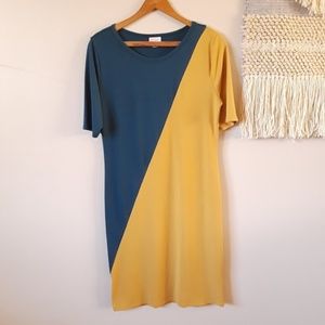 LuLaRoe | Julia Dress – Color Block Unicorn